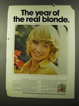 1973 Clairol Born Blonde Hair Color Ad - The Year Of - $18.49