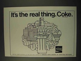 1973 Coca-Cola Soda Ad - It's The Real Thing. Coke - $18.49