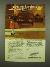 1973 Crest Toothpaste Ad - Introduce to a Dentist - £14.50 GBP