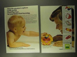 1973 First Play Toy Ad - Clutch Doggy, Rattle Pals - £14.54 GBP