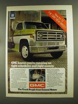 1973 GMC Trucks Ad - Tight Schedules and Money - £14.45 GBP