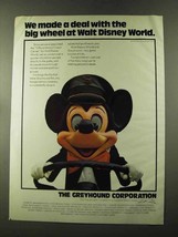 1973 Greyhound Bus Ad - Big Wheel At Walt Disney World - £14.50 GBP
