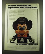 1973 Greyhound Bus Ad - Big Wheel At Walt Disney World - £14.78 GBP