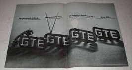 1973 GTE Telephone, TV, Sylvania Lighting Ad - £14.62 GBP