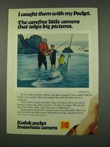 1973 Kodak Pocket Instamatic Cameras Ad - Carefree - £14.53 GBP