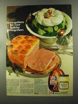 1973 Kraft Miracle Whip &amp; Rath Ham Ad - Recipes - £14.61 GBP