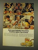 1973 Lipton Cup-a-Soup Ad - Instantly Anywhere Anytime - $18.49