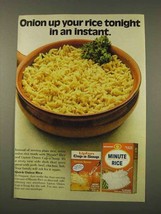 1973 Lipton Cup-A-Soup and Minute Rice Ad - £14.82 GBP