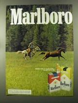 1973 Marlboro Cigarettes Ad - Marlboro Man, Cowboy - NICE - £14.78 GBP