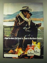 1973 Marlboro Cigarettes Ad - Marlboro Country - £14.74 GBP