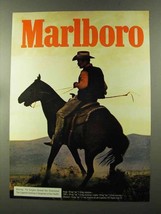 1973 Marlboro Cigarettes Ad - Marlboro Man - £14.78 GBP