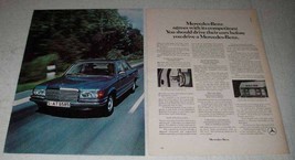 1973 Mercedes-Benz Cars Ad - Driver Their Cars - £14.76 GBP