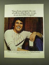 1973 Milk Ad - Michael Landon - £14.53 GBP