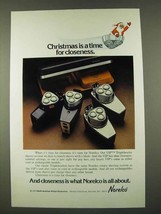 1973 Norelco VIP Tripleheader Shavers Ad - Christmas - £13.88 GBP