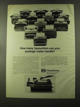 1973 Pitney-Bowes 5600 Postage Meter Machine Ad - £14.45 GBP