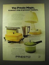 1973 Presto Ad - Mist Hair Dryer, Coffeemaker - £14.78 GBP