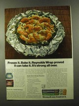 1973 Reynolds Wrap Ad - Double Batch Shrimp Florentine - £14.82 GBP