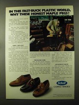 1973 Scholl Copeg Shoes Ad - Fast-Buck Plastic World - $18.49