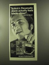 1973 Schick Flexamatic Shaver Ad - Johnny Bench - $18.49