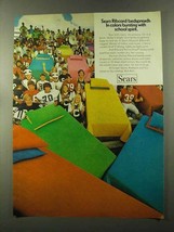 1973 Sears Ribcord Bedspreads Ad - School Spirit - £14.60 GBP