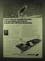 1973 Starcraft 16&#39; Pro Boat Ad - Bill Dance - £14.52 GBP