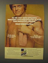 1973 Sure Deodorant Ad - To See How Effective - £14.76 GBP