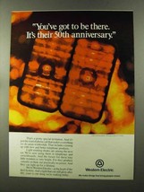 1973 Western Electric Ad - It&#39;s Their 50th Anniversary - £14.56 GBP