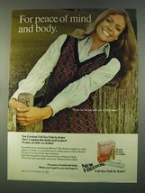 1974 Kotex New Freedom Pads Ad - Peace of Mind and Body - £13.80 GBP