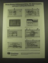 1974 Pitney-Bowes Addresser-Printer Ad - Didn't Invent - £14.45 GBP