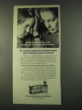 1974 St. Joseph Aspirin for Children Ad - Fever of cold - £14.53 GBP