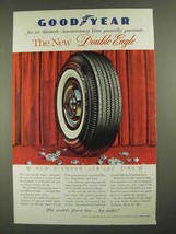 1958 Goodyear Double Eagle Tire Ad - Sixtieth Year - £14.61 GBP