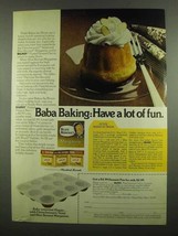 1974 Blue Bonnet Margarine Ad - Petite Babas Au Rhum - £14.60 GBP