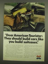 1974 American Tourister Luggage Ad - Should Build Cars - $18.49