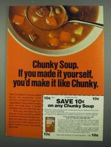 1974 Campbell's Chunky Soup Ad - If You Made Yourself - £14.78 GBP