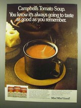 1974 Campbell&#39;s Tomato Soup Ad - Good As You Remember - $18.49