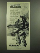 1974 Evinrude 9.9 and 15 HP Outboard Motors Ad - £13.80 GBP