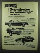 1974 Ford Mustang II, Maverick and Pinto Ad - £14.52 GBP