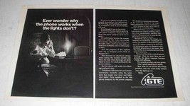 1974 GTE General Telephone & Electronics Ad - Wonder? - £14.58 GBP