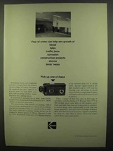1974 Kodak Analyst Super 8 Camera Ad - Fear of Crime - £14.53 GBP