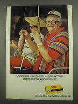 1974 Kodak Film Ad - Measure of Success in Life - £14.53 GBP