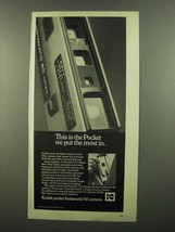 1974 Kodak Instamatic 60 Camera Ad - We Put the Most In - £14.53 GBP