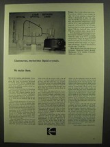 1974 Kodak Liquid Crystal Ad - Eastman 14080, 14099 - £14.53 GBP