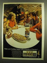 1974 Planters Peanuts Ad - Make Your Holidays Happy - £14.78 GBP