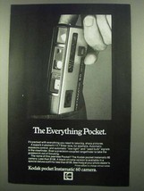 1974 Kodak Pocket Instamatic 60 Camera Ad - Everything - £14.76 GBP