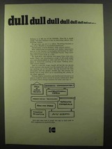 1974 Kodak Products Ad - dull dull dull dull - £14.53 GBP