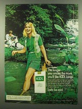 1974 Kool Cigarettes Ad - The Longer You Smoke - £13.82 GBP