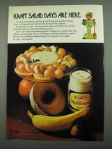 1974 Kraft Mayonnaise Ad - Salad Days Are Here - £14.54 GBP