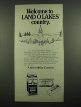 1974 Land O Lakes Milk, Butter and Cheese Ad - £14.56 GBP