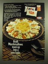 1974 Kraft Marshmallows Ad - Sunburst Yam Bake - $18.49