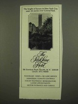 1974 The Park Lane Hotel Ad - Height of Luxury - $18.49